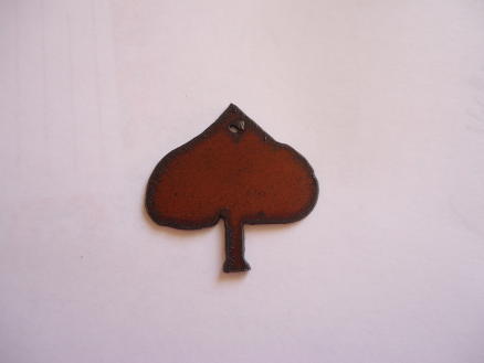 (image for) Spade metal cutout pendant #M-DT002 - Click Image to Close